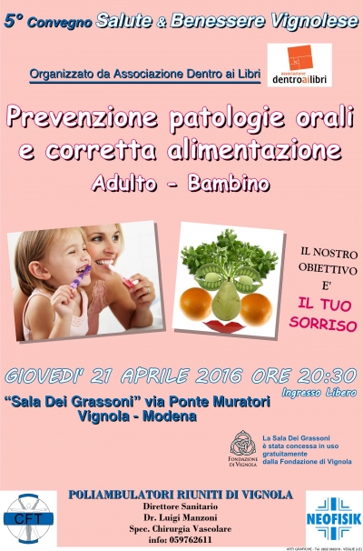 Prevenzione patologie orali e corretta alimentazione